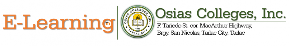 E-Learning | Osias Colleges, Inc.